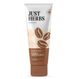 Just Herbs: Coffee Walnut Exfoliating Detan Face & Body Scrub For Blackheads Removal Scrub - 100ml