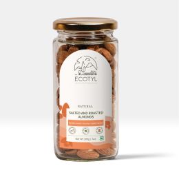 Ecotyl: Natural Roasted and Salted Almonds - 200gm