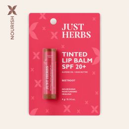 Just Herbs: Tinted Lip Balms SPF 20+ Beetroot - 4gm