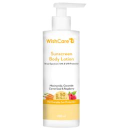 WishCare: SPF50 Sunscreen Body Lotion - 200ml