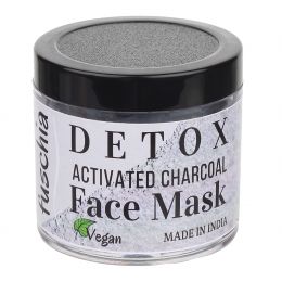 Fuschia: Detox Face Mask Activated Charcoal - 100gm