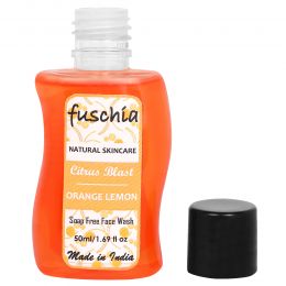 Fuschia: Citrus Blast Orange Lemon Soap Free Face Wash - 100ml