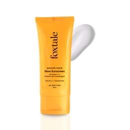 Foxtale: Glow Sunscreen SPF 50 PA++++ with Vitamin C & Niacinamide for a Dewy Glow  50ml
