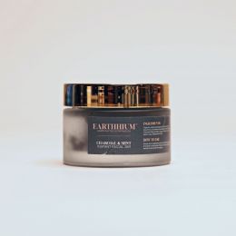 Earthhium: Charcoal & Mint Instant Facial Jar