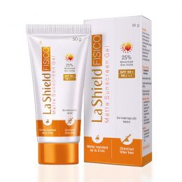 La Shield: Fisico SPF 50 Mineral Sunscreen Gel - 50 gm