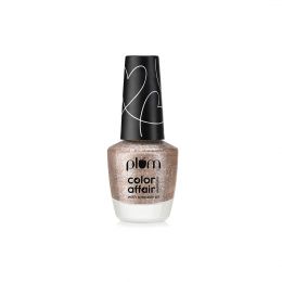 Plum: Color Affair Nail Polish All That Glitters Collection 3D Finish With Pearls & Glitters Golden Hour - 162 - 11ml