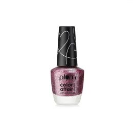 Plum: Color Affair Nail Polish All That Glitters Collection 3D Finish With Pearls & Glitters Pink-N-Shine - 165 - 11ml