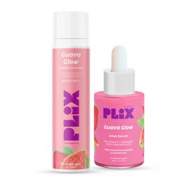 Plix Life: SPF 50+ Guava Glow Sunscreen & Guava Face Serum