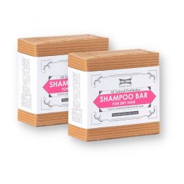 GOLI SODA: Goli Soda All Natural Probiotics Shampoo Bar for Dry Hair - 90gm Pack Of 2