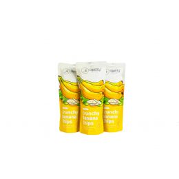 Flyberry Gourmet: Crunchy Banana Chips - Pack of 3 - 30g Each