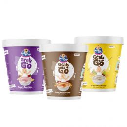BEBE BURP: Travel Pack Grab N Go - Pack of 3 - Barley Mix, Fingermillet Mix, Broken Wheat Mix