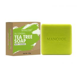Mancode: Tea Tree Oil Control Soap - Pack of 2 (125gm each)