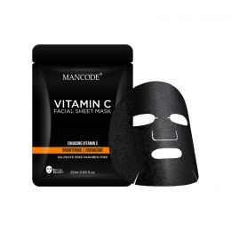 Mancode: Vitamin C Face Sheet Mask - 25ml