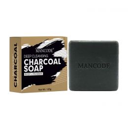 Mancode: Charcoal Deep Cleansing Soap - Pack of 2 (125gm each)