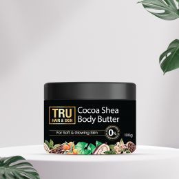 TRU HAIR & SKIN: Cocoa Shea Body Butter with Free Heater - 100gm