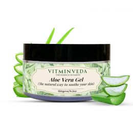 VITMINVEDA: Pure Natural Aloe Vera Gel - 100 gm