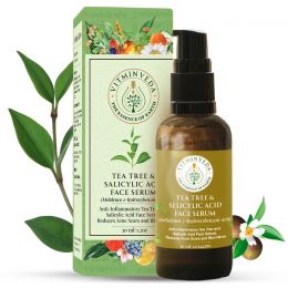 VITMINVEDA: Tea Tree & Salicylic Acid Face Serum for Acne - 30 ml