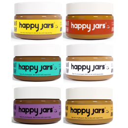 Happy Jars: Peanut Butter Variety Pack (6*60g each)