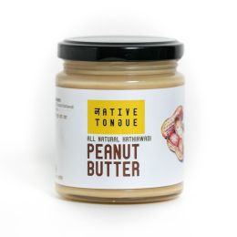 Native Tongue: Kathiawadi Peanut Butter (Unsweetened, All Natural) -200gm