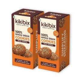 Kikibix: Protein Almond Cookies - 260 gm (Pack of 2)
