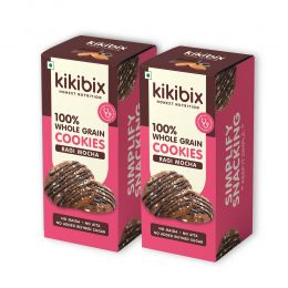 Kikibix: Ragi Mocha Cookies- 260 gm (Pack of 2)