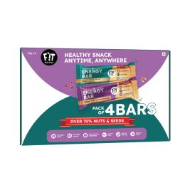 F'iT Nutrition: Premium Energy Bar Combo - Pack of 4 - 35gm Each