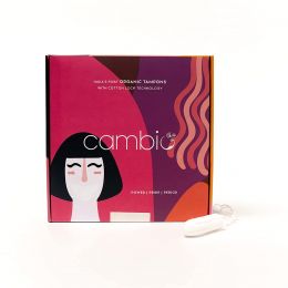 Cambio: Organic Cotton Tampons - 8 Pieces (Regular) + 8 Pieces (Super)