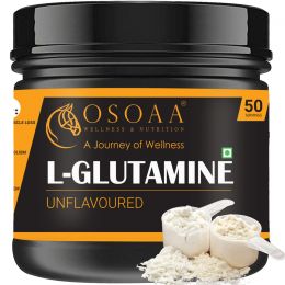 OSOAA: Pure L-Glutamine Muscle Growth & Recovery Supplement Unflavoured - 250gm