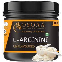OSOAA: Pure L-Arginine Muscle Growth & Endurance Powder Unflavoured - 250gm