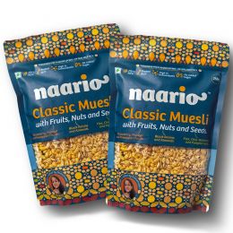 Naario: Classic Muesli With Real Fruits - Pack Of 2 - 250gm Each
