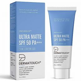 Dermatouch: Undamage Ultra Matte Sunscreen Gel SPF 50 PA+++ - 25gm