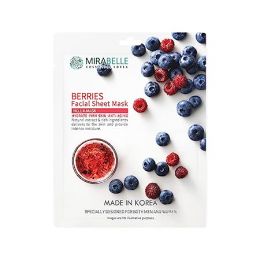 Mirabelle: Berries Facial Sheet Mask - 25ml