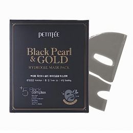 Petitfee: Black Pearl & Gold Hydrogel Sheet Mask - 32gm