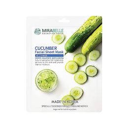 Mirabelle: Cucumber Facial Sheet Mask - 25ml