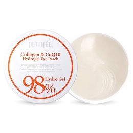 Petitfee: Collagen & Coq10 Hydrogel Gel 98%Eye Patch - Pack Of 60 Pieces