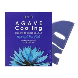 Petitfee: Agave Cooling Hydrogel Face Mask - 160gm (Pack Of 5)