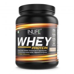 INLIFE: Whey Protein Isolate Concentrate - Cafe Mocha - 400gm