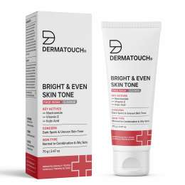 Dermatouch: Dailyglow Bright & Even Skin Tone Face Wash - 70gm