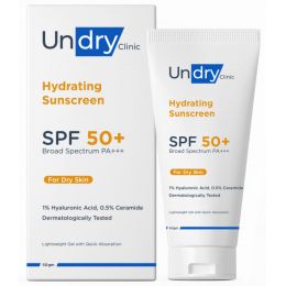Undry: Hydrating Sunscreen For Dry Skin SPF 50 - 50gm