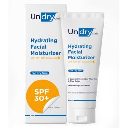 Undry: Facial Moisturizer With SPF 30+ - 80ml