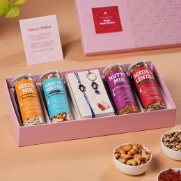 Omay Foods: Delicious Delights Bhai Bhabhi Rakhi Gift Box