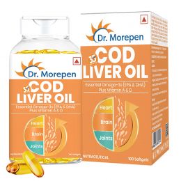 Dr. Morepen: COD Liver Oil Capsules - 100 Capsules