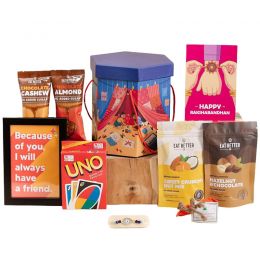 Eat Better: Rakhi Gift Hamper for Sister - 9 Items