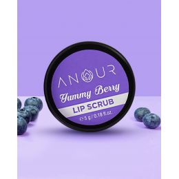 Anour: Mini Yummy Berry Lip Scrub- 5gm
