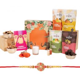 Eat Better: Rakhi Hamper for Brother - 9 Items
