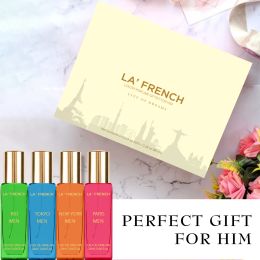 La' French: Luxury Perfumes Gift Set City of Dream - Rio, Tokyo, New York, Paris) Men Perfumes - Pack of 4 - 20ml Each