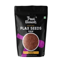True Elements: Raw Flax Seeds - 500 gm