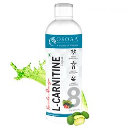 OSOAA: L-Carnitine Liquid 3100mg Triple Strength (Kaccha Mango, 450ml)