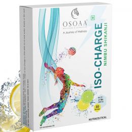 OSOAA: Instant Formula Extended Workout Electrolyte Energy Booster Drink  900 GM (Nimbu Shikanji)
