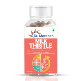 Dr. Morepen: Milk Thistle+  -  Liver Support Supplement - 60 Capsules